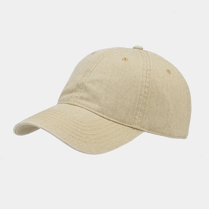 Waterwash Baseball Cap For Men And Women Sun Protection Adjustable Cotton Outdoor Sun Hat