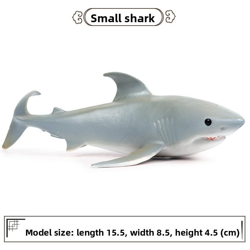 Crab Turtle Squid Salamander Hairtail Salmon Shark Marine Life Model Ornament