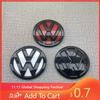 For VW 110mm for Volkswagen Emblem Backing Plate–Trunk Badge Background Panel for Golf 6/7/7.5, Polo, Passat, T-Roc, Arteon, T