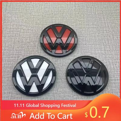 För VW 110 mm för Volkswagen Emblem Baksidesplatta – Bakpanel för Bagageemblem för Golf 6/7/7.5, Polo, Passat, T-Roc, Arteon, T