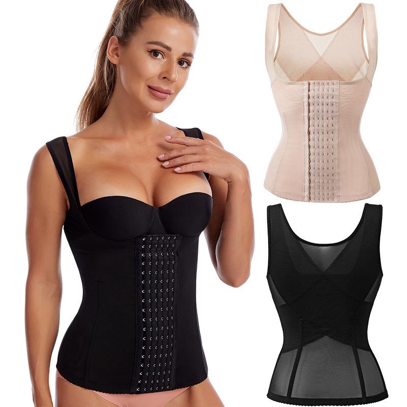 Body Sculpting Waist Cincher Vest: Postpartum Slimming Shapewear for Women