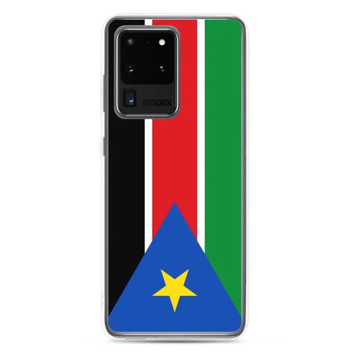 Coque Téléphone - Samsung - Galaxy S10e - Drapeau Soudan Du Sud - Souple - Multicolore