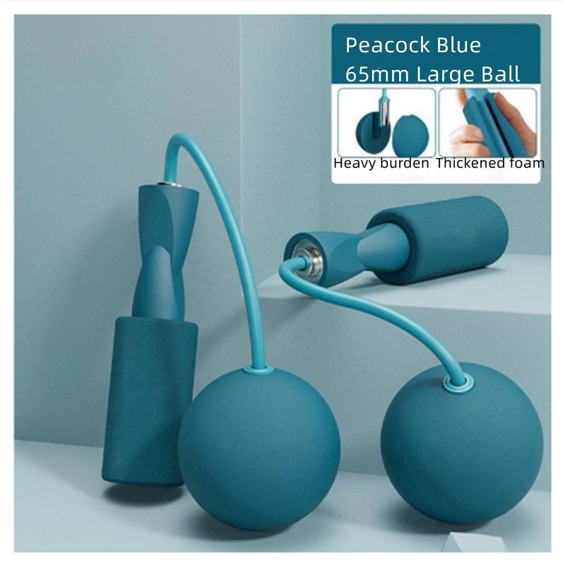 Cordless Jump Rope with Weighted Handles – Heavy Resistance Fitness Rope for Indoor Cardio, Home Workout & Endurance Training