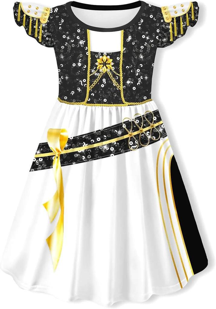 Halloween New Korean Wave Girl Group K-POP Witch Hunter Girl Group Cos Suit Rumi Cosplay Children's Flying Sleeves