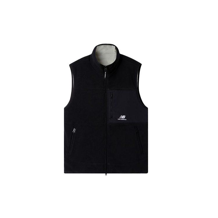 New Balance Vests Men's Black Stand Collar Moderate Other NJA35011-BK