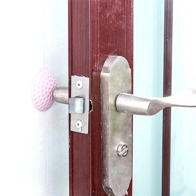 New 1Pcs/lot Door Handle Crash Bumper Stopper Adhesive Rubber Wall Protect Pad