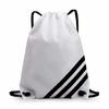 Polyester Oxford Cloth Double Drawstring Backpack for Marathon and Basketball Storage