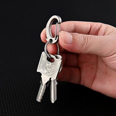 Breloc cu carabinier rezistent din aliaj de titan Cârlige cu eliberare rapidă cu breloc
