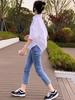 In Stock: Women's Korean Style Summer Casual Slimming Top with Hollow Back & Short Sleeves