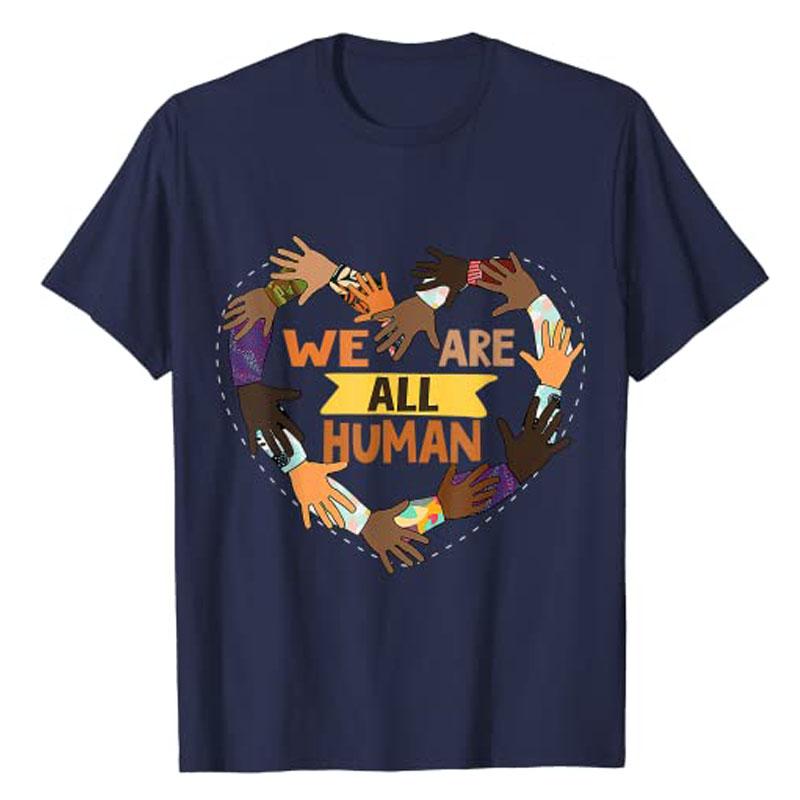 Black Is Beautiful BlackHistoryMonth  We Are All HuUnisex TShirt Aesthetic Clothes Summer Plus Size Husband Novelty Tee Gifts