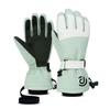 Guantes de esquí para hombres y mujeres, guantes térmicos y cálidos para la nieve, guantes de invierno a prueba de viento, guantes de snowboard transpirables, forro polar, guantes para pantalla táctil para exteriores
