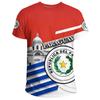 T-shirt con Stampa 3D Bandiera del Paraguay per Uomo Estate Casual Emblema Nazionale Paraguayano Grafica Magliette Magliette da Uomo Top