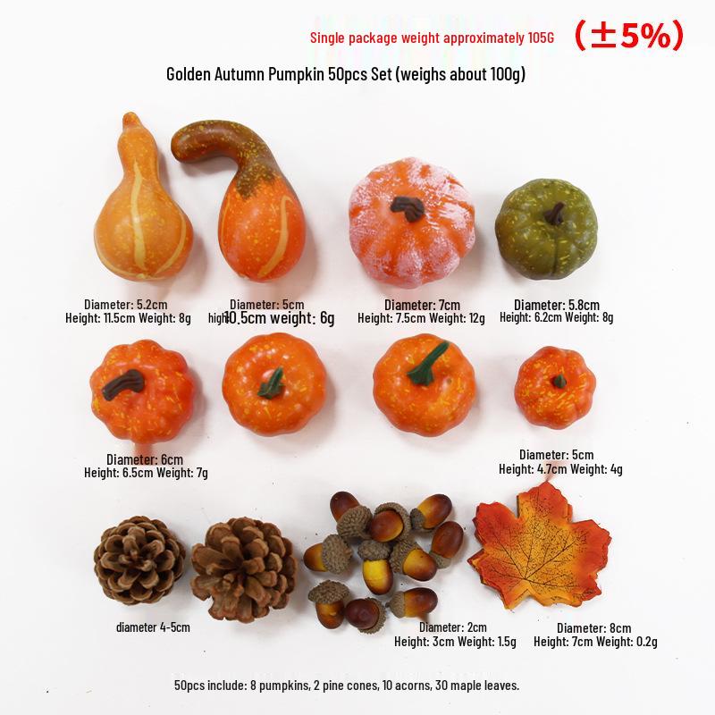 Pumpkin Model Halloween DIY Decoration Props and Accessories