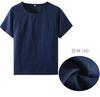 RAKUYUME Short Sleeve and Shorts Premium Linen Perfect for Summer Outings Women's Pajamas, 100% Linen, T-Shirt Set, Loungewear, Stylish,