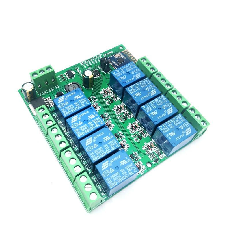 8-Channel Bluetooth 5.0 Relay BLE Bluetooth Phone APP Remote Switch