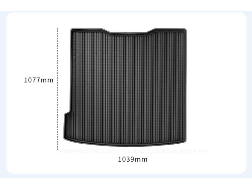 Weilai ET7 Car Mats: TPE Trunk & Interior Mats for 2022-2024 Models - Dirt-Resistant and Custom-Fit
