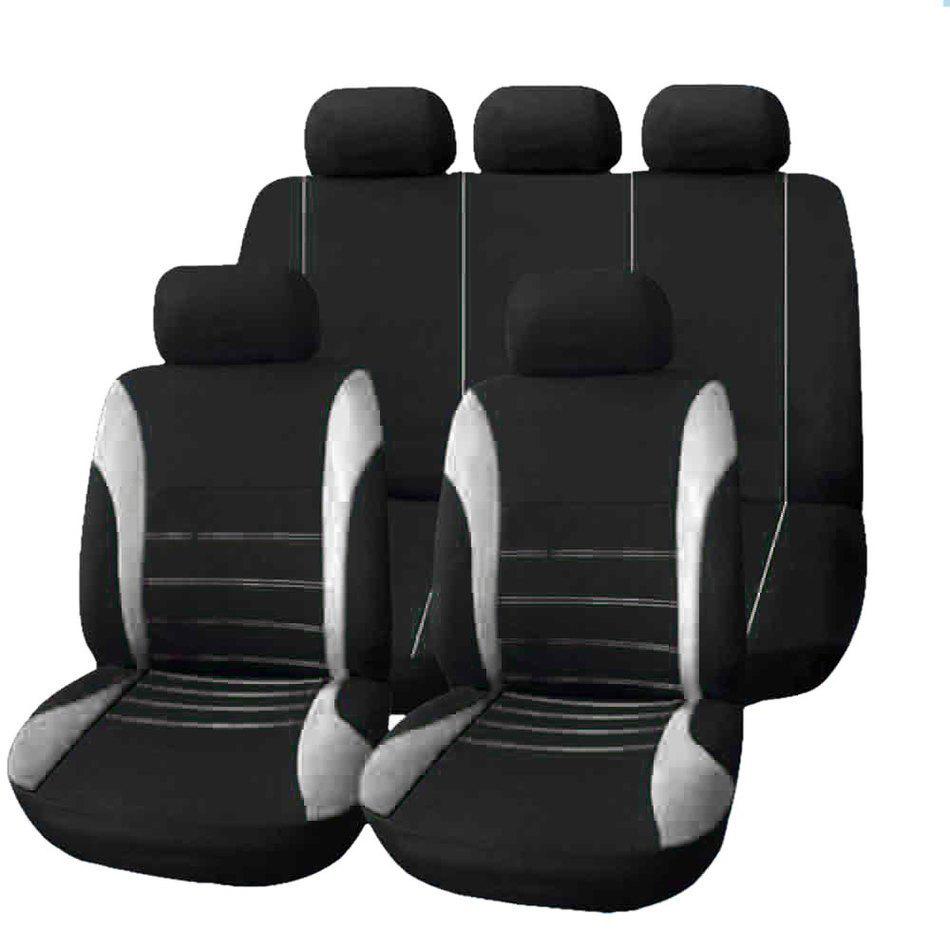 Universal Cross-Waist Fabric Car Seat Cover - All-Season Full Coverage for Export