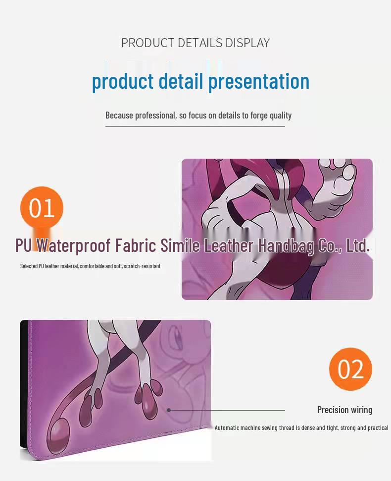 Pokémon & Yu-Gi-Oh Card Collection Storage Book