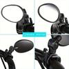 2pcs Oval Cycling Mirrors,360° Rotatable Shockproof Handlebar Mount Mirrors for Mountain Bike and Road Bike