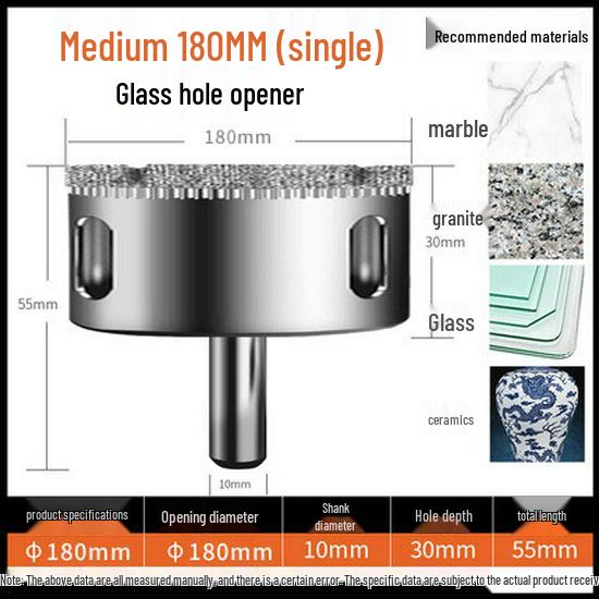 6mm Multifunctional Glass & Tile Drill Bit Set for Marble
