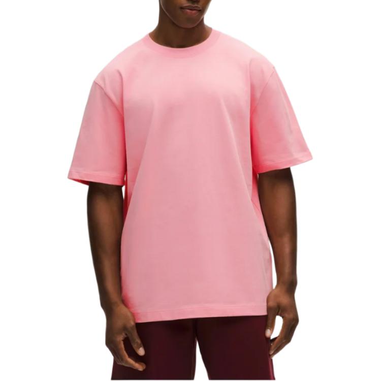 Lululemon Heavyweight T-Shirts Men's Crew Neck Moderate Straight Fit LM3FBSS