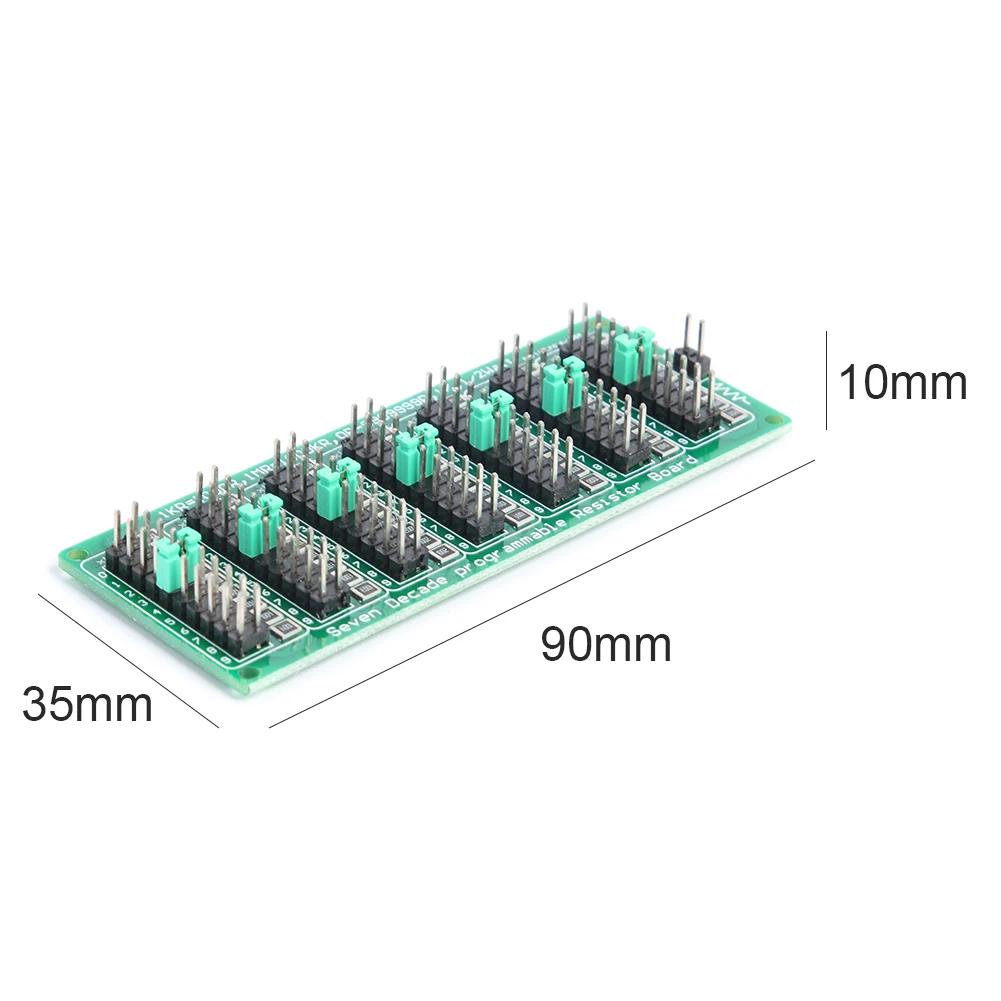 Resistance Board Components Step Accuracy 1R Programmable Resistance Module Seven Decade Resistor Board