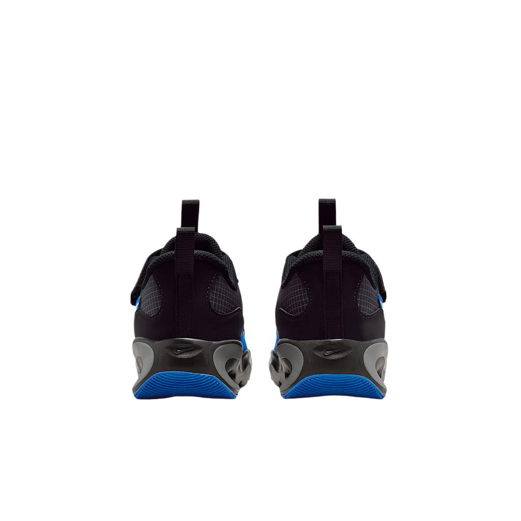 Nike Synthetic Leather Max Nova Fitting Color-Block Velcro Breathable Low-Top Running Shoes Kids Sneakers FN4459-010