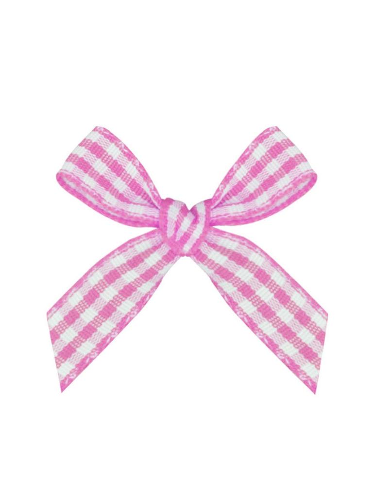 Girls' Plaid Bow Hairpin - Cute, Sweet Cloth Hair Accessory Clip