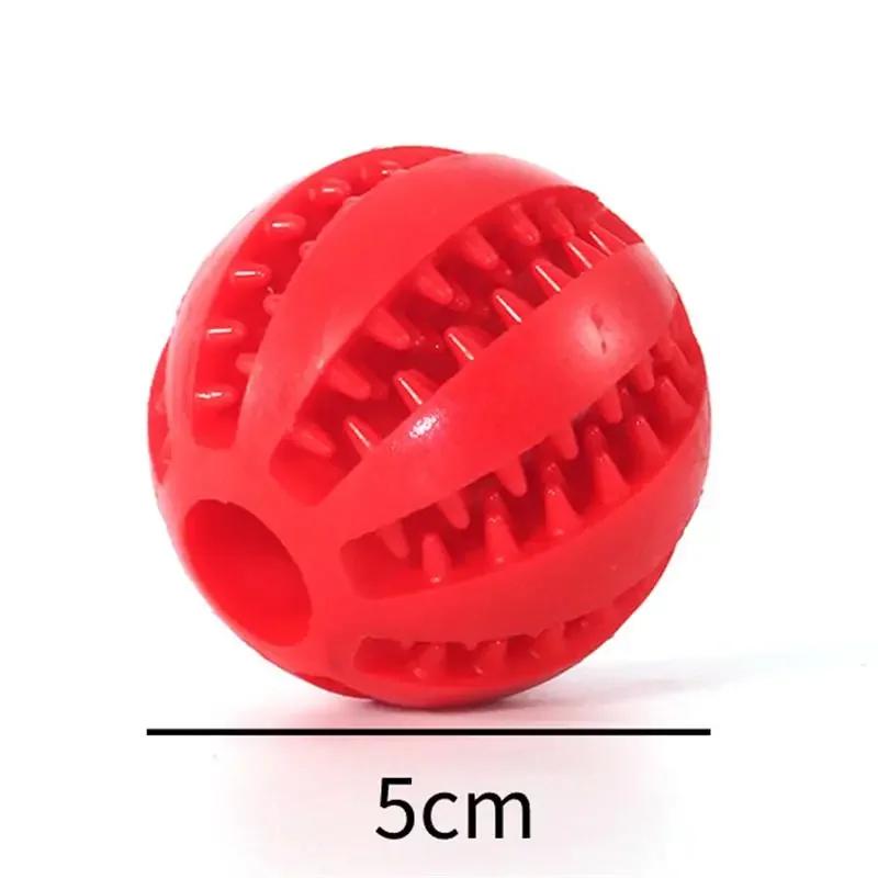 Dog Food Ball Pet Dog Toy Interactive Rubber Balls Cat Chewing Toys Pet Tooth Cleaning for Small Large Dogs Puppy Pet Toy Ball