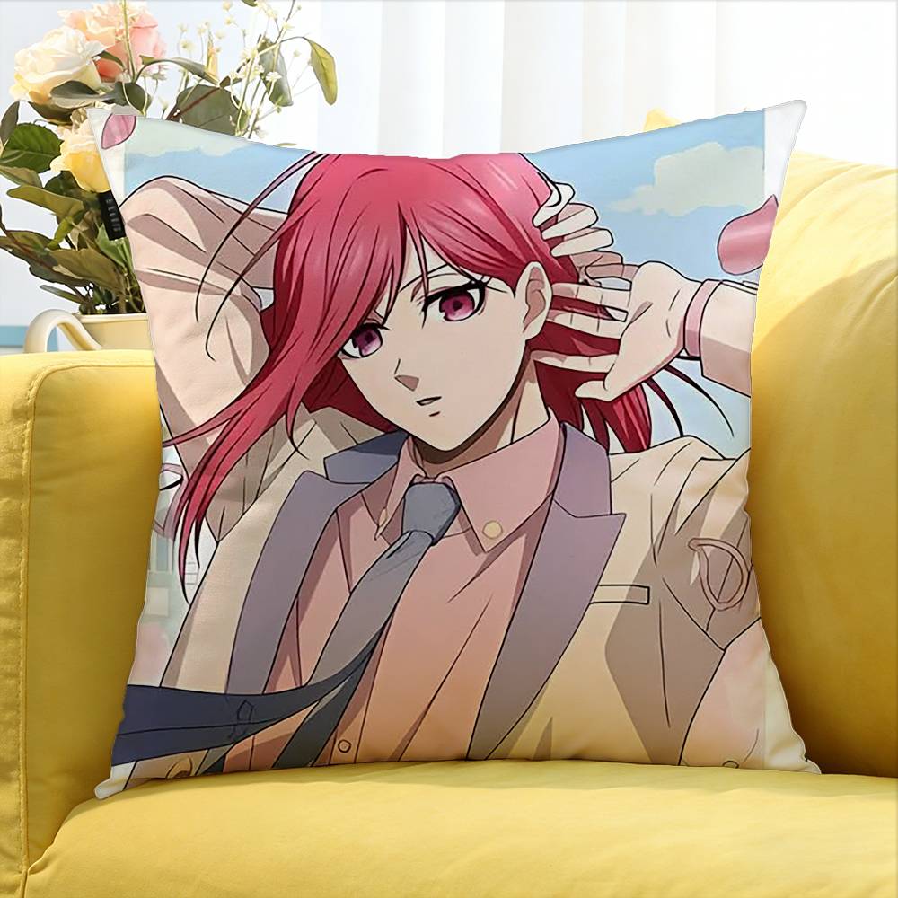 Chigiri Hyoma Various Sizes Square Pillow Case For Car Home Bedchamber Decor