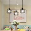 1/3 Heads Minimalist Black Pendant Ceiling Light Industry Hanging Lampshade Bedroom Kitchen Living Room Balcony Decor Lighting
