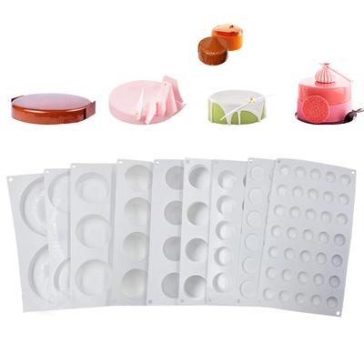 Shen Hong Mehrzweck-Runde Silikon-Mousse-Kuchenform zum Backen und für Desserts