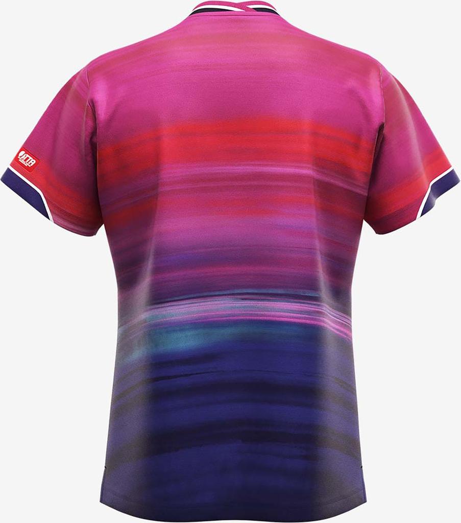 Butterfly Table Tennis Game Shirt INFILA 2 JTTA Rose XO 47830 Shirt, Moisture-wicking, Quick-drying, Stretchable, Approved, Unisex,
