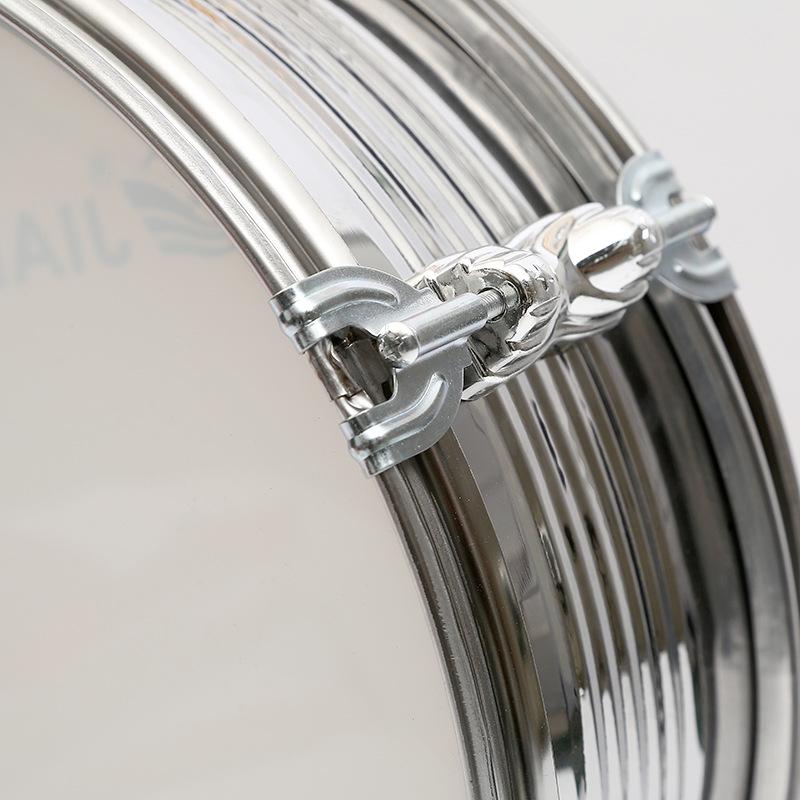 Jiabao Edelstahl Snare Drum - Ideal für Schüler und professionelle Auftritte