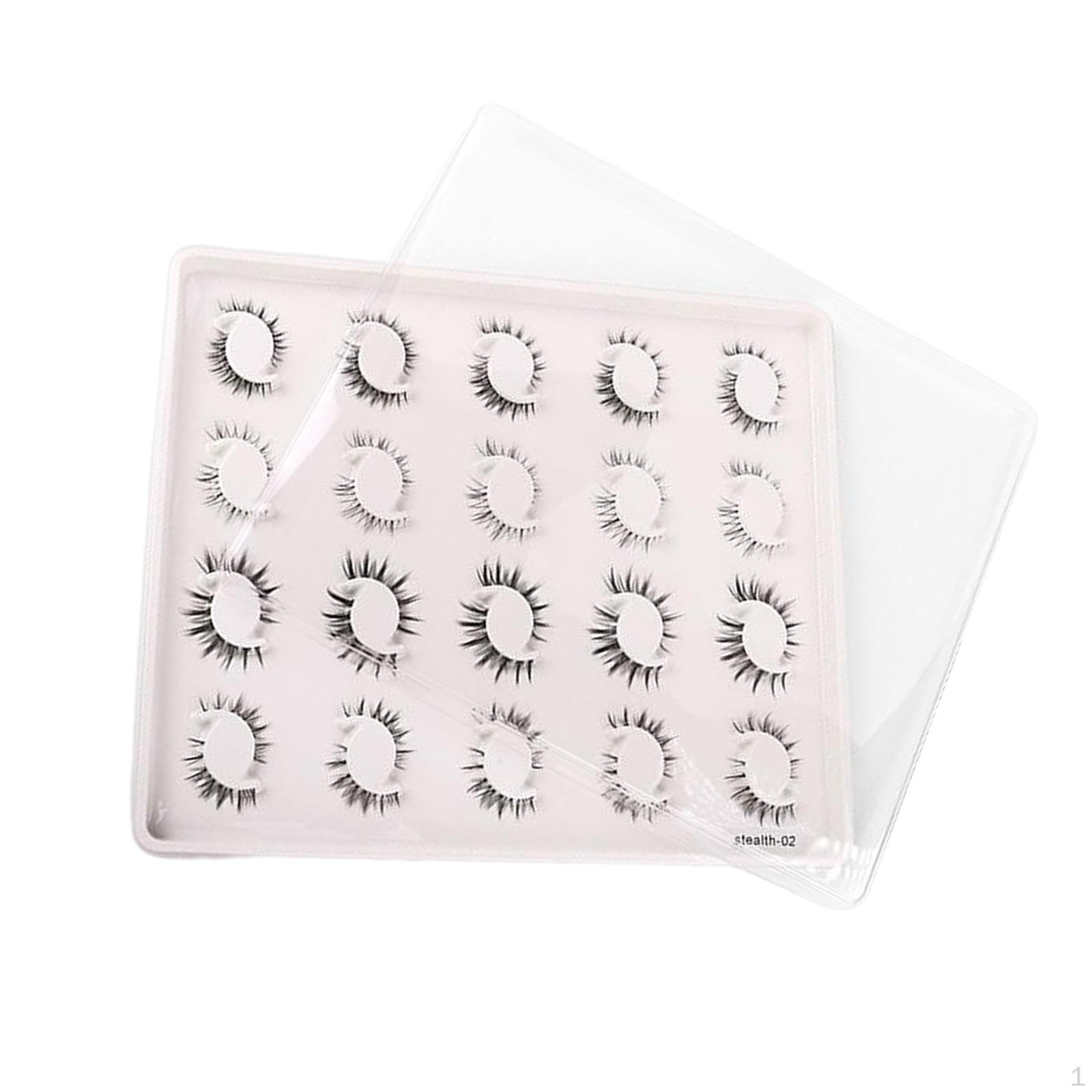 

Individual Lash Clusters Comfortable Faux Lashes Easy to Disassemble 20 Pairs DIY for Holiday Style B