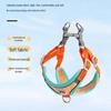 Reflective Vest-Style Harness with Leash for Small Dogs