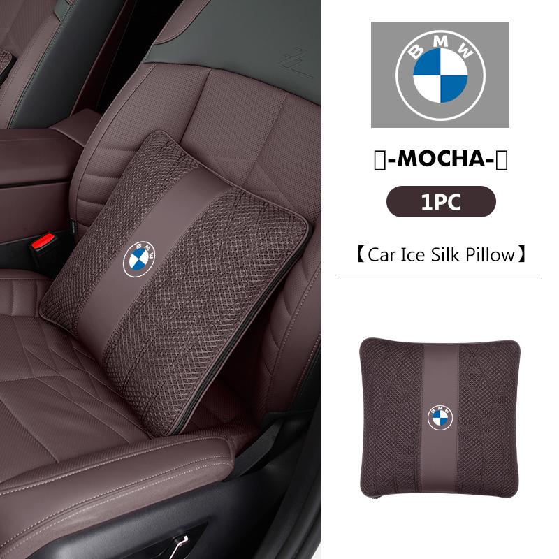 Autokopfstützenkissen Lendenkissen Eis-Seidenstoff Sofakissen Decke für BMW G30 G20 M3 M5 E91 E92 E93 E36 E70 X3 X4 X5 X1 E39