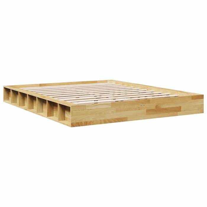 VidaXL Bed Frames Without Mattress 160x200 Cm Solid Oak Wood 3324125