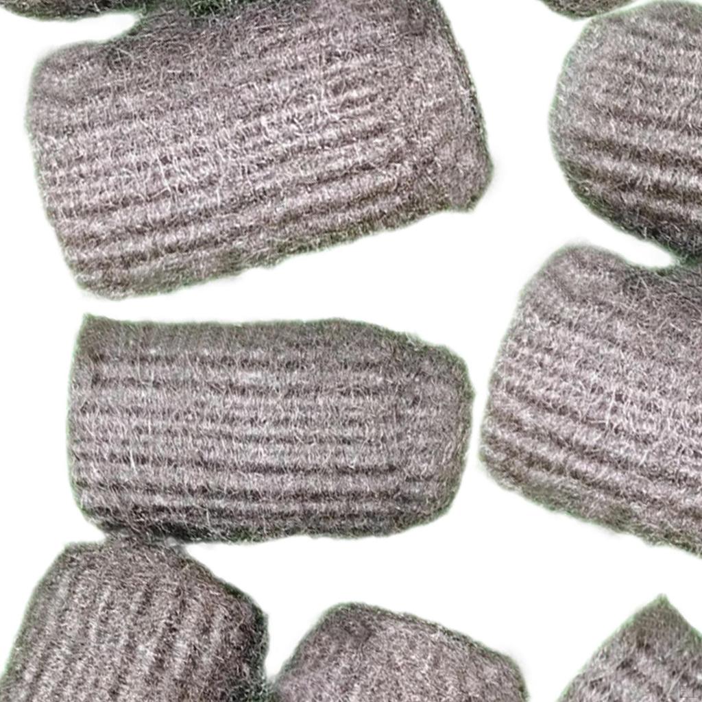 10Pcs Pool Cue Polisher Fine Steel Wire Ball Maintenance Shaft Smoother