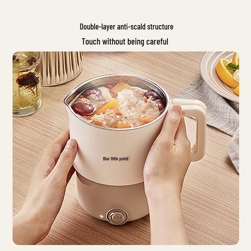 BEAR 0.8L Foldable Travel Electric Kettle CN Plug (adapter Included)