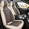 Universal All-Season Cartoon Linen Car Seat Cover - Full Wrap, Winter Special