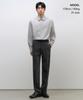 MUSINSA STANDARD Whipcord Straight Hidden Banding Slacks [Gray]