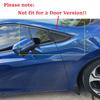 For Honda Civic Sedan 2006-2015 ABS Plastic Front Rear Window Quarter Louver Cover Side Vent Trim Car Adhesive Accessories