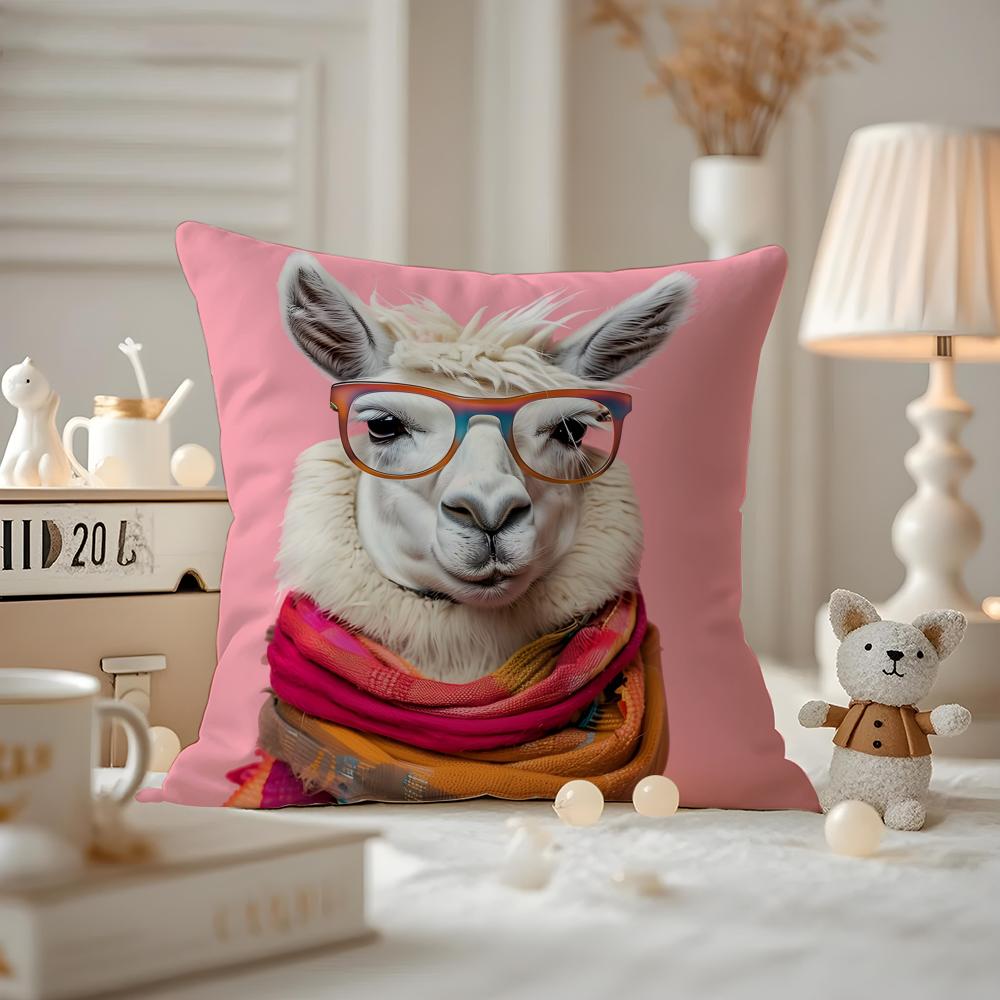 Vibrant Animal Bubble Fashion Tiger Cushion Cover Antidustmite Pillowcase Invisible Zipper Silky Short Plush Sofa Cushion Cover