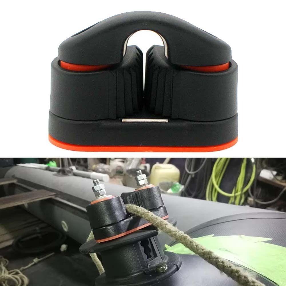 Ball Bearings Fast Entry Cam Cleat with Leading Rings Boat Cleats Practical Nylon Rope Clamp