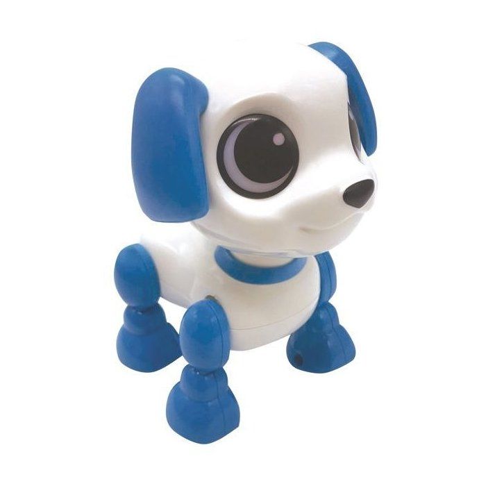 Lexibook - Power Puppy Mini - Chien robot avec effets lumineux et sonores, contrôle par claquement de main