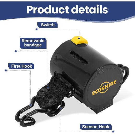 Cargo Straps For Car Trunk – Self-Retracting Tie-Down Straps – 2-Point Ratchet Tie-Down Straps With Hooks – Heavy-Duty Car Straps For Cargo