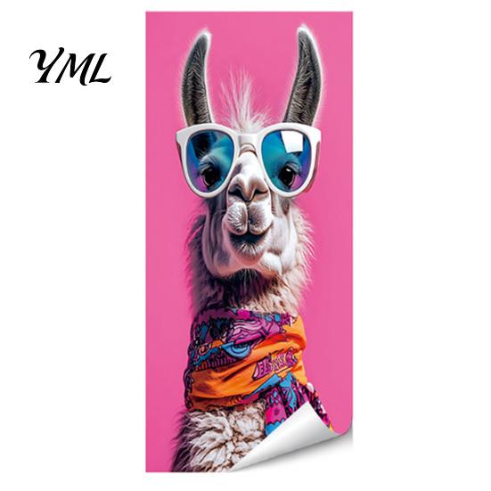 Weatherproof Waste Container Art Fun Animal Trash Can Stickers, Self?Adhesive Bin Decals for Outdoor Home Exterior Accessories Garbage Can, Mailbox