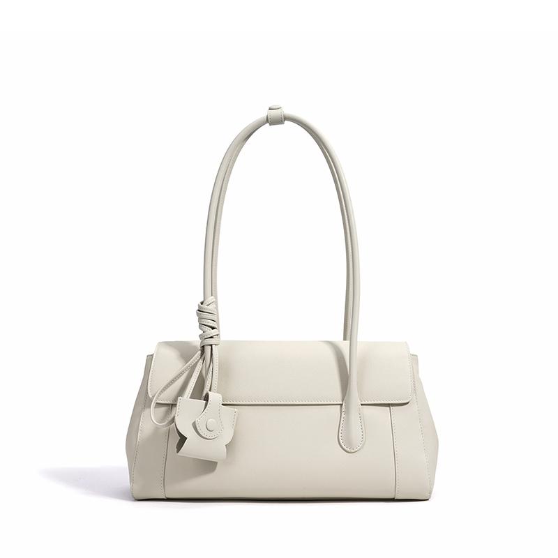 

Women s Genuine Leather Handbag Luxury Large-capacity Shoulder Bag Magnetic Design Simple Elegant Horizontal Underarm Bag 35x12x19cm
