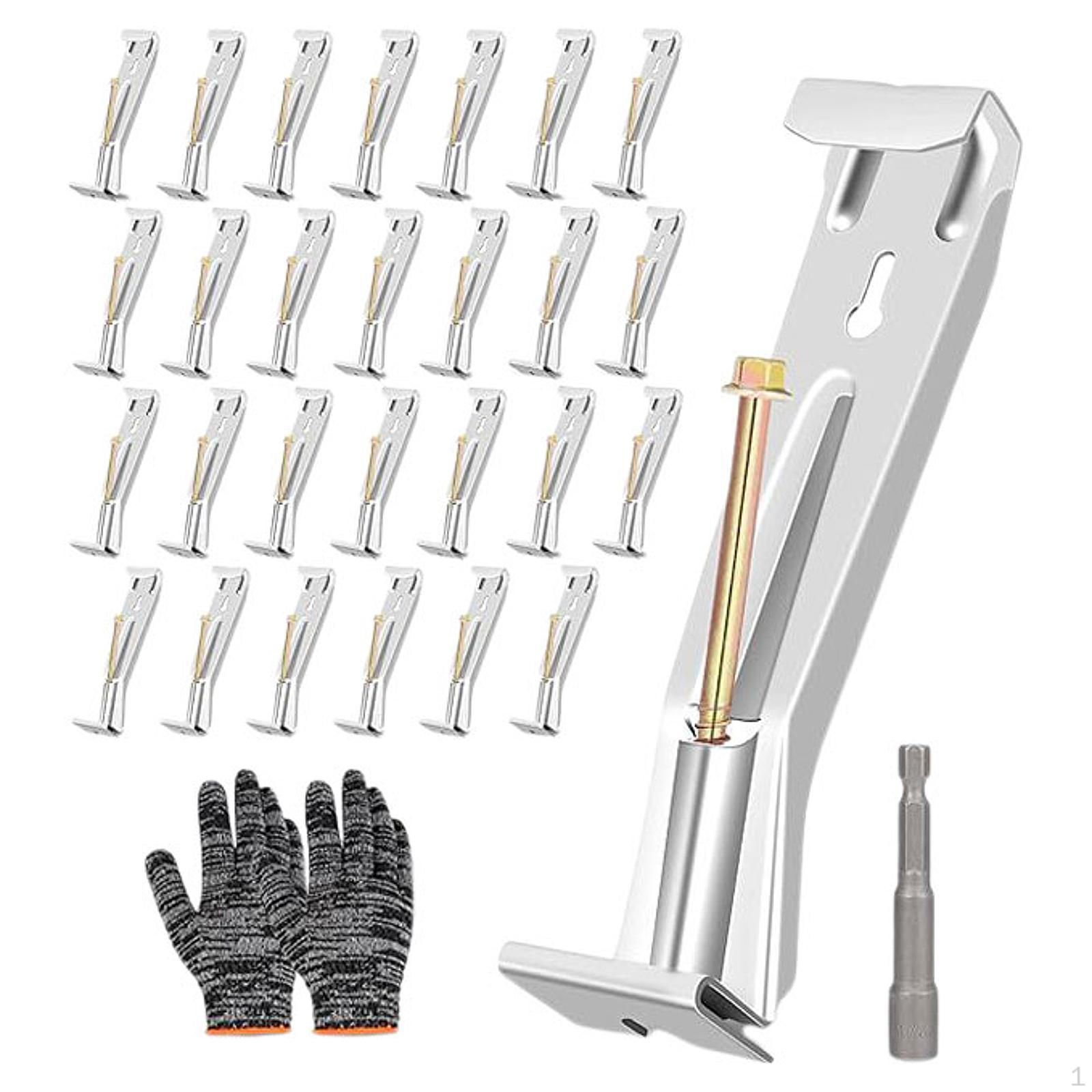 

28Pcs Gutter Hangers Rain Brackets Fasteners 5 inch Easy Installation Easily Repair Sagging